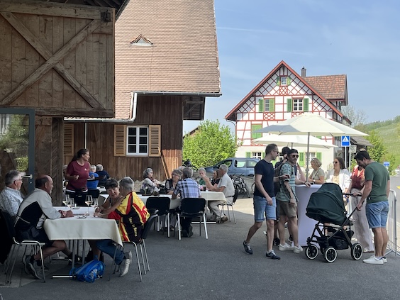 Der Aussenbereich der Engelschüür Der Aussenbereich der Engelschüür