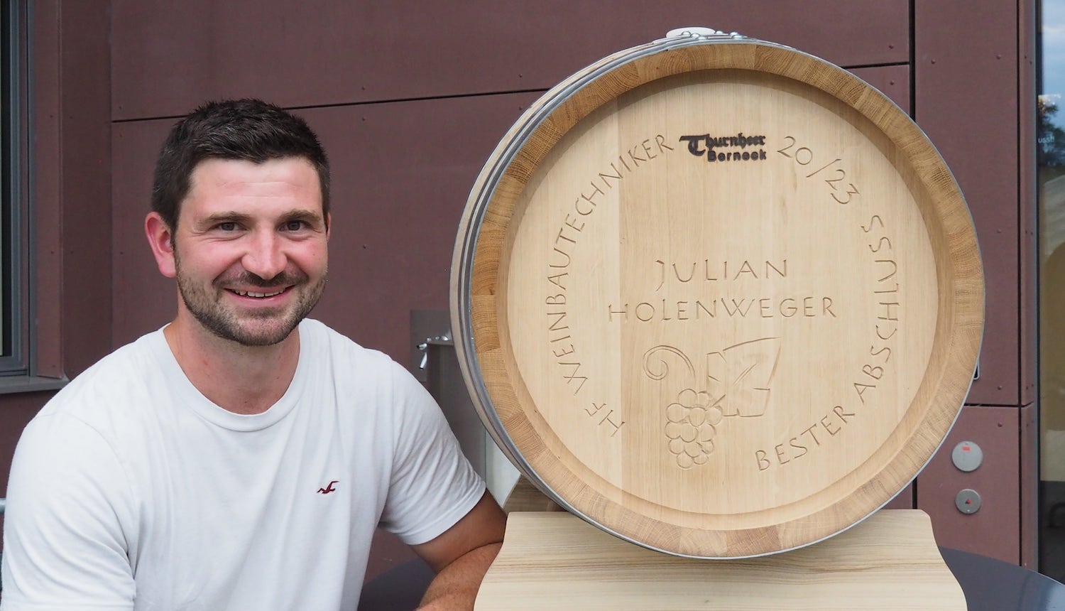 Julian Holenweger | Bester Abschluss der HF Weinbautechniker