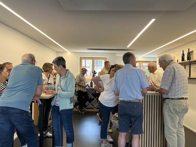 Degustation in der Vinothek Degustation in der Vinothek